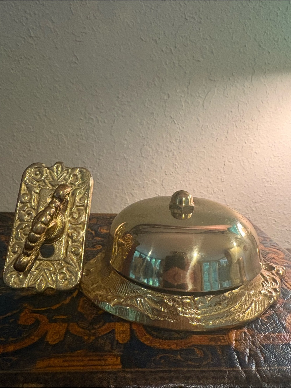 Vintage Brass Victorian Door Bell